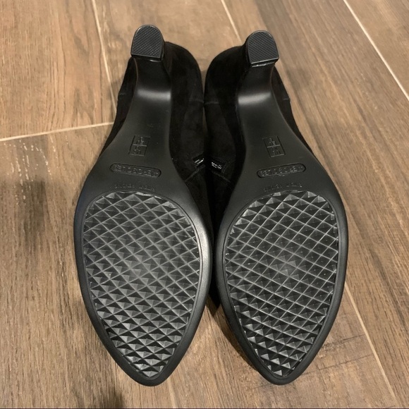 Aerosols Heelrest Ankle Leather Black Boots - Picture 6 of 8